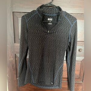 REI Charcoal Heather Women's Midweight base layer